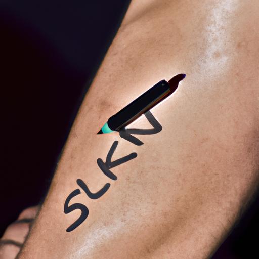 Is Writing on Your Skin Bad?